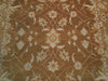 Load image into Gallery viewer, 5.10 x 8.9 ARMY BROWN Handmade Agra Rug #PIX-18757