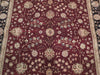 Load image into Gallery viewer, 5.9 x 8.9 Quality New Handmade Rug Wool and Silk Burgundy #PIX-19166
