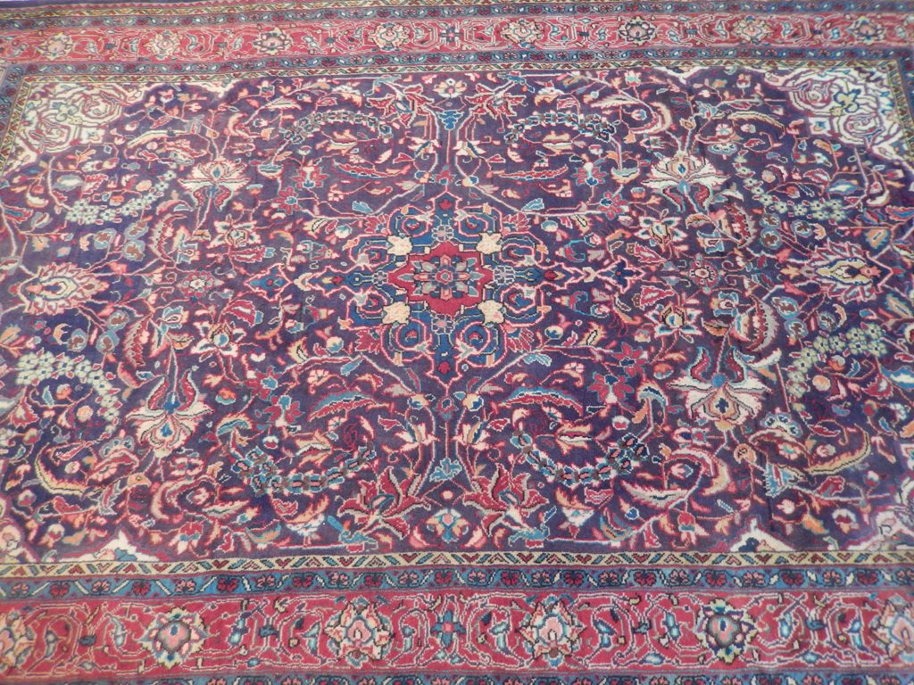 6.10 x 10.9 Semi-Antique Persian Sarouk Mahal Rug #B-71945