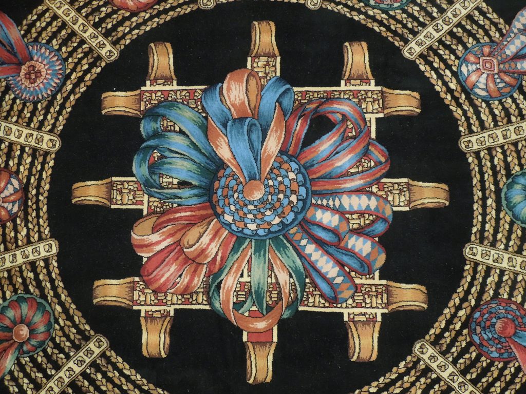 8 x 8 ROUND  Handmade Rug   #PIX-20853