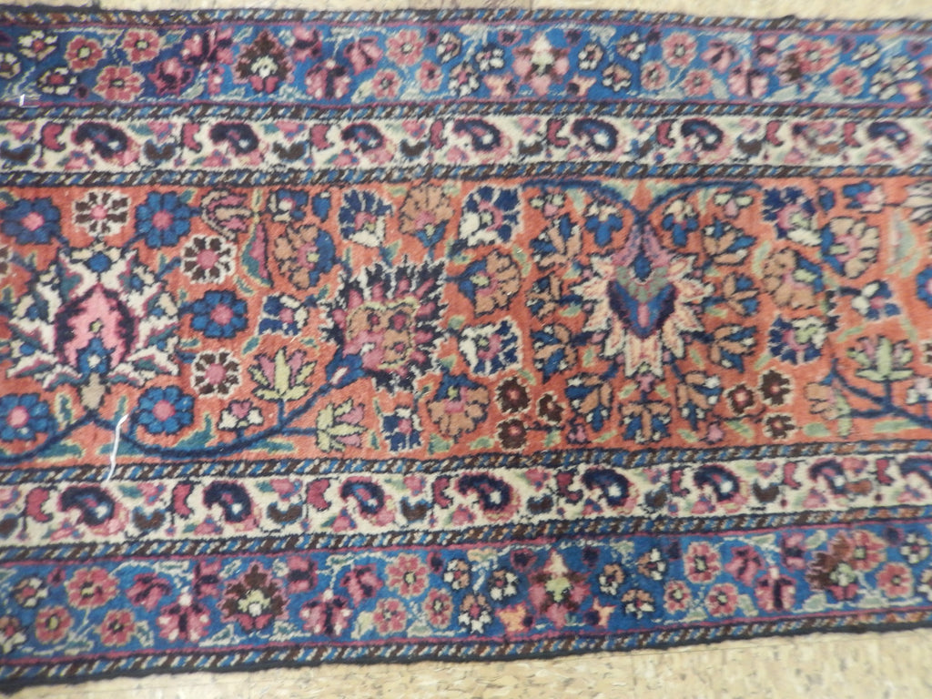 1.9 x 13 Narrow Runner Antique Persian Kerman 1930's  #PIX-25772A