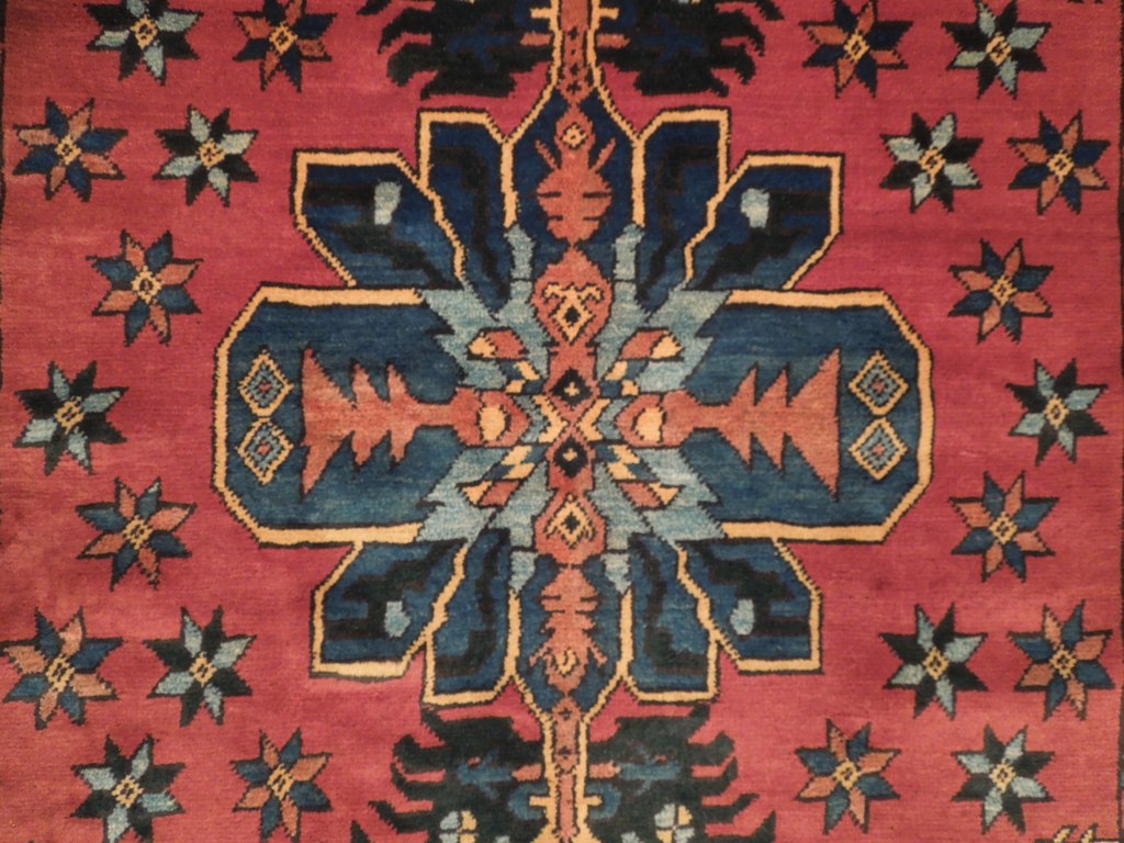 4.3 x 6.9 Afghan Tribal Rug #PIX-19328