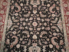 Load image into Gallery viewer, 6 x 8.10 High Quality Wool and Silk New Handmade Rug BLACK #PIX-18826