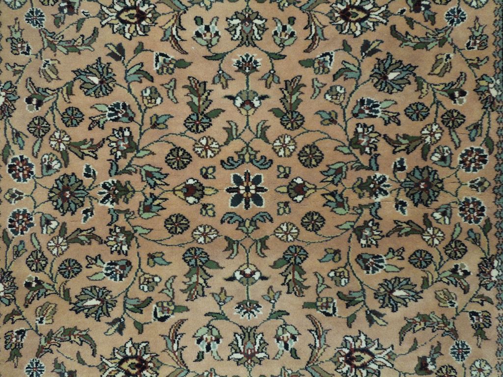 4 x 6.4 Soft Pink Sarouk handmade Rug #PIX-19811