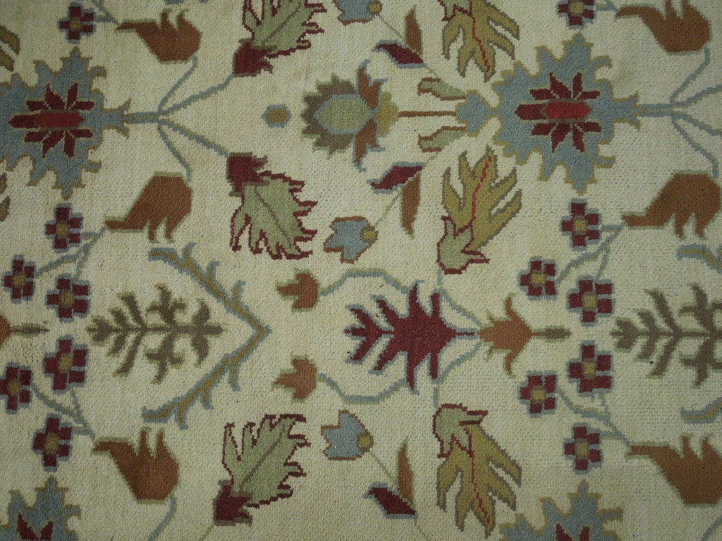 8 x 10 Hand-Knotted India Wool Rug #B-74920