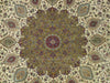 Load image into Gallery viewer, 13.6 x 20.7 Persian Tabriz Rug Sheik Safi Ivory Green 400KPSI #PIX-17150