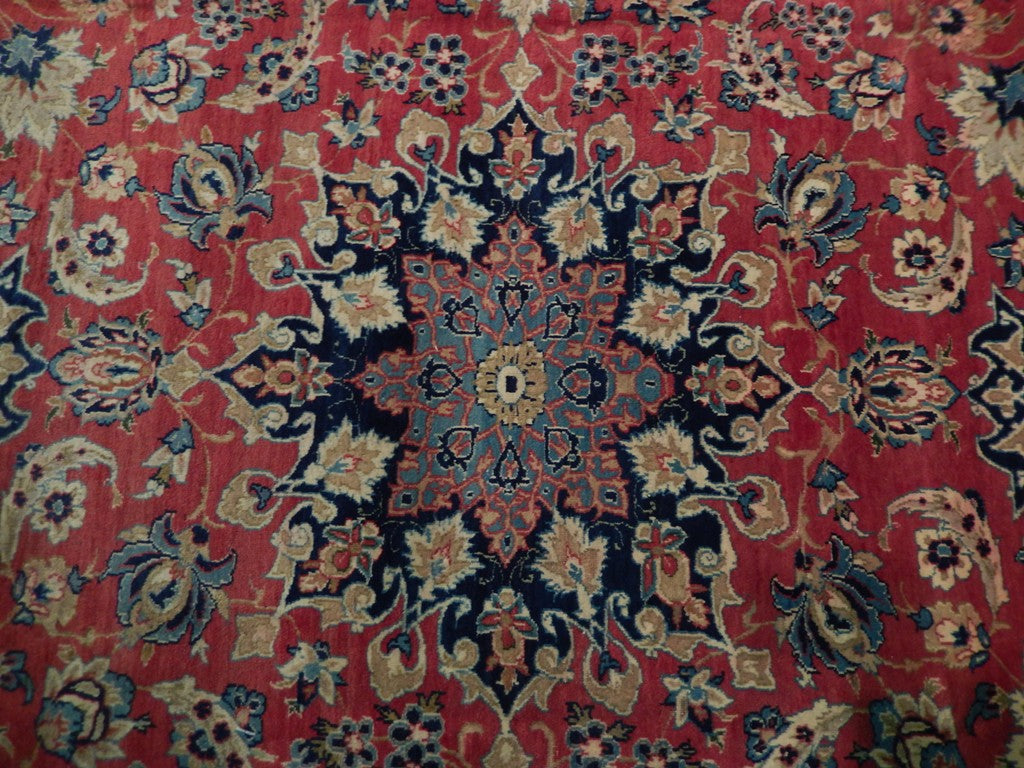 9 x 13 Pre-Owned Persian Tabriz Wool Rug #B-73809