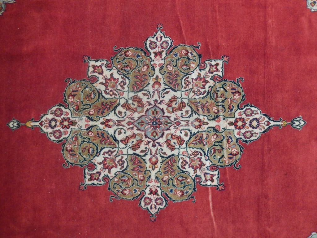 7 x 10.3 Authentic Persian Kashan Kerman Rug #PIX-23088