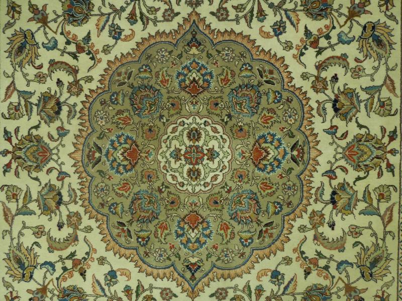 6.6 x 10.6 Authentic Quality Persian Handmade Iran Tabriz Rug 400 Kpsi #PIX-18065