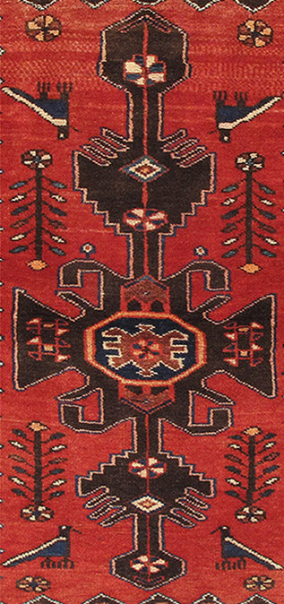 3.3 x 5 Persian Tribal Rug Birds Sale #PIX-82687