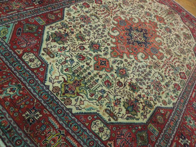 8.4 x 12.1 Genuine Persian Tabriz Wool Rug #PIX-16625