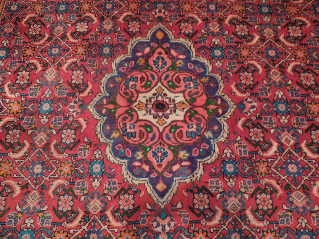 7.9 x 10.11 Semi-Antique Persian Mashad Rug #PIX-18172