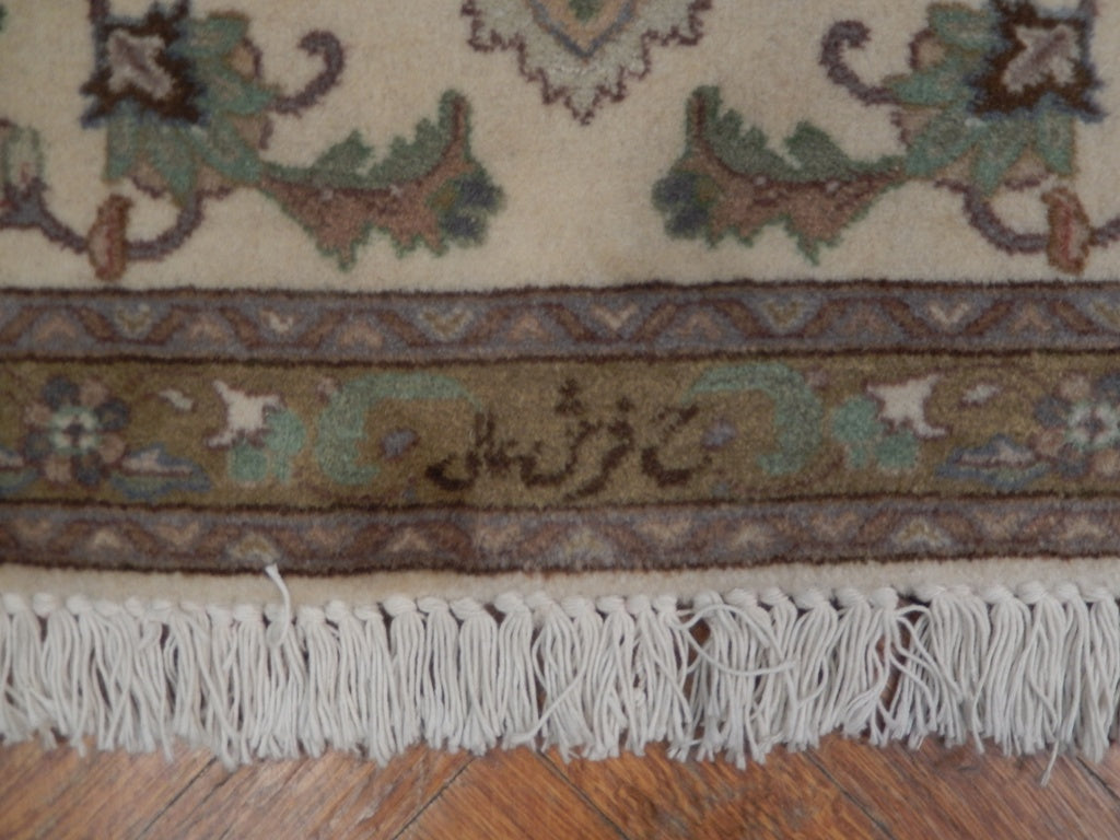 2 x 4 Small Persian Tabriz Rug Signed #PIX-23031
