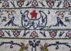 Load image into Gallery viewer, 11.4 x 16.1 Signed Authentic Persian Kashan Rug Ivory #B-81177