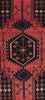 Load image into Gallery viewer, 3.5 x 5 Persian Tribal Dark Colors Hamadan #PIX-82663
