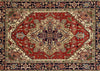 Load image into Gallery viewer, 8 x 9.9 NEW Hand-Knotted India Serapi Heriz Rug #B-79305