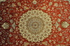 Load image into Gallery viewer, 6 x 9 Handmade Silk Rug Traditional Tabriz Classic Medallion #PIX-27546