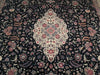 Load image into Gallery viewer, 9 x 12.7 Black Great Quality Hand-Knotted Rug Dense Lustrous Wool #PIX-18487