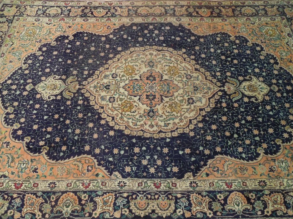 6.5 x 9.9 Estate Persian Tabriz Rug #B-72149