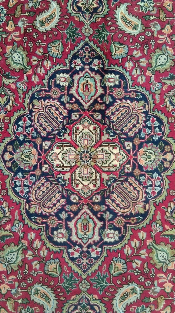 7 x 10 Persian Tabriz Geometric Rug #B-80789