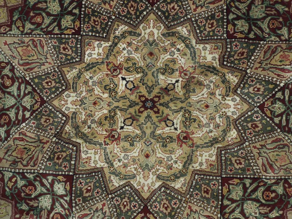 10.0 x 10.3 Feet ROUND Fine Hand-knotted Rug DOM GONBAD #PIX-20868
