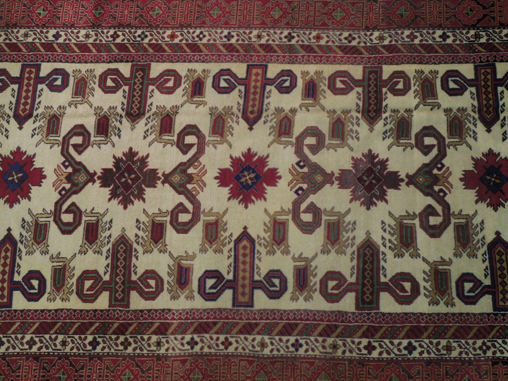 6 x 9.8 Handmade Wool Shirvan Azerbaijan Rug #B-73459