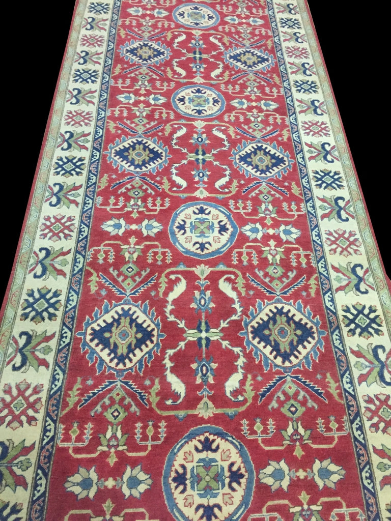 5' x 24' Wide Long Runner Handmade Afghanistan Rug  #PIX-28007