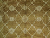Load image into Gallery viewer, 8 x 9.8 New Hand-Knotted Agra Rug Transitional Olive #PIX-20031