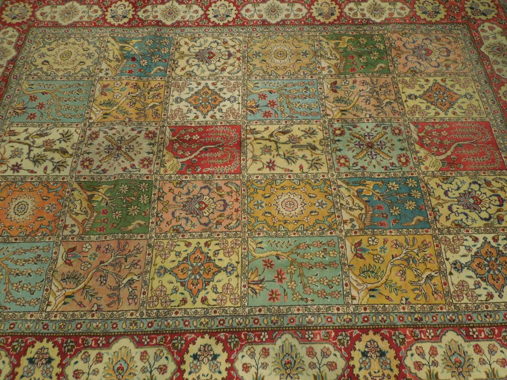7.4 x 10.2 Persian Handmade Wool Tabriz Garden Bakhtiar Rug  #PIX-25667