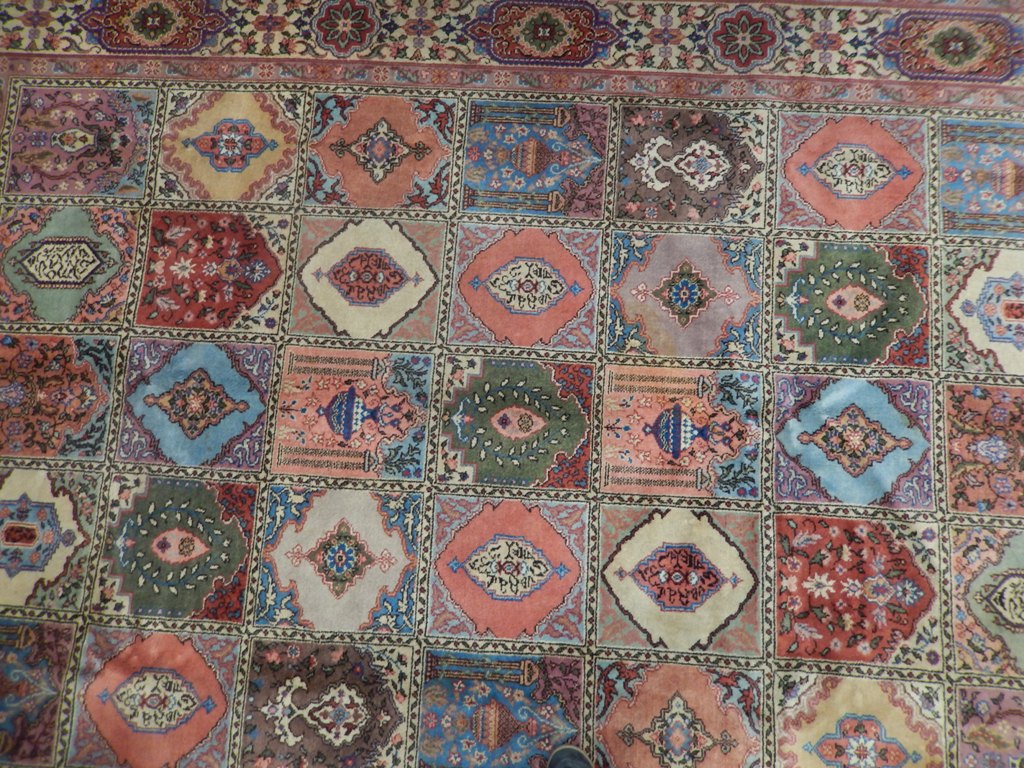 7.3 x 10.5 Garden Bakhtiar Handmade Wool Estate Rug #PIX-23394