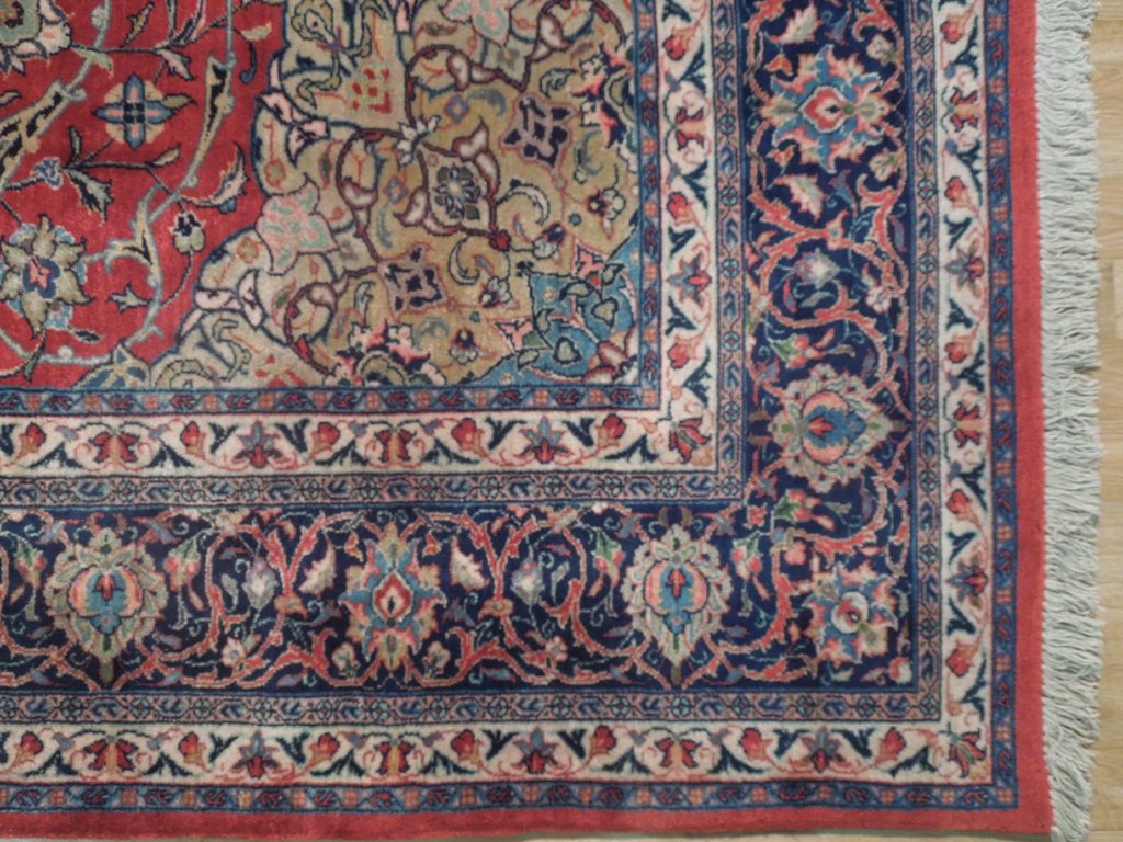 9.1 x 12.3 Quality Persian Qazvin Rug Dense Finer Weave #PIX-18206