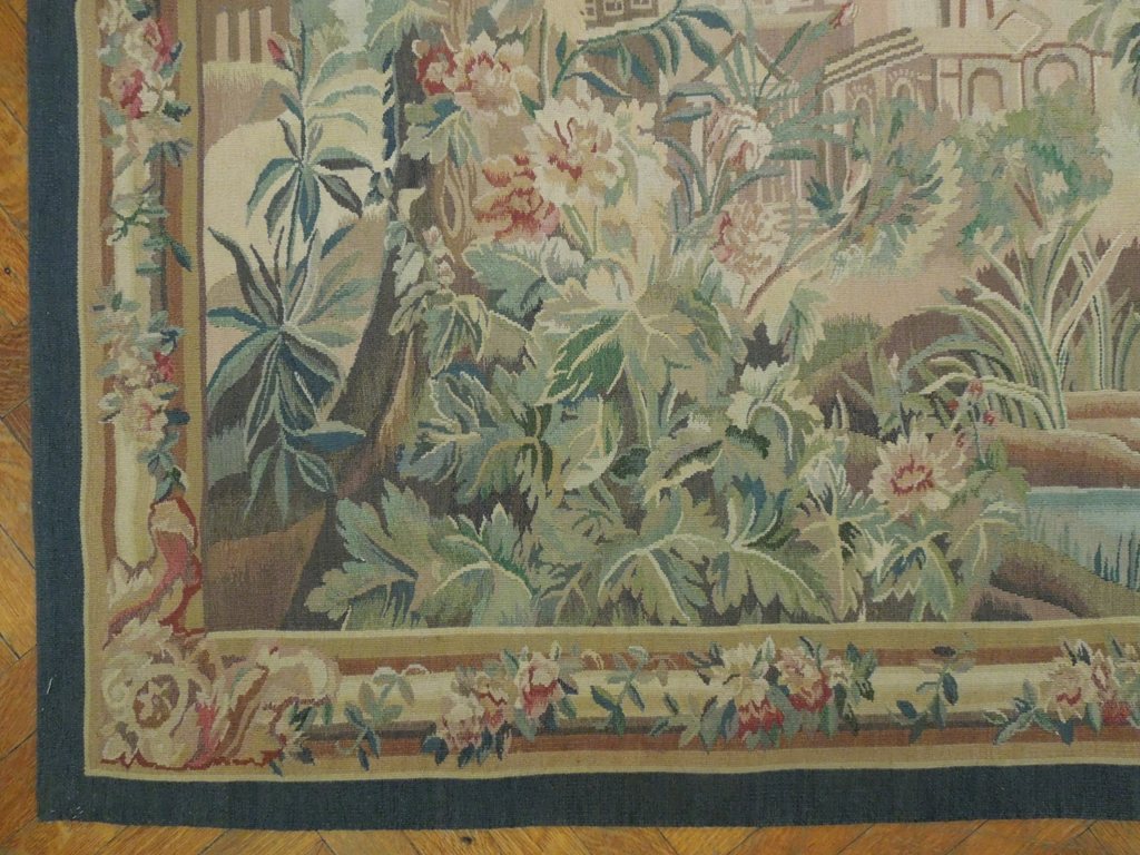 5 x 6.8 Tapestry Green Scenery Hanging Art Rug #PIX-20057