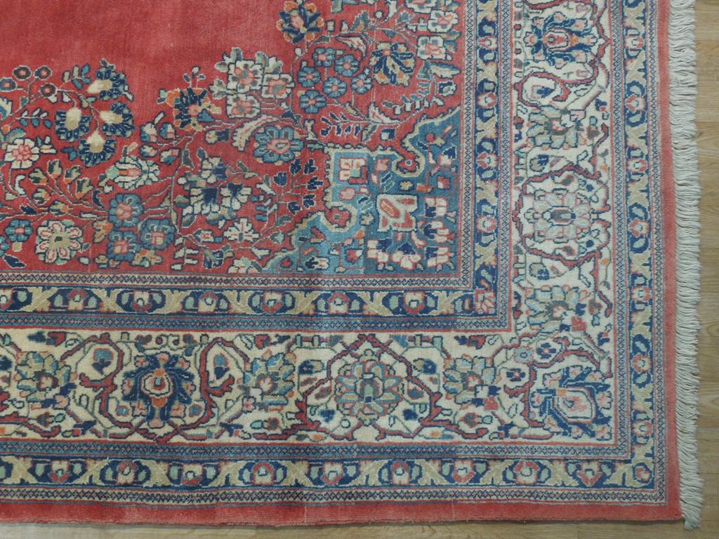 8.6 x 10.6 Quality Persian Qazvin Kerman Rug Dense Fine Weave #PIX-18174