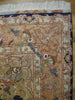Load image into Gallery viewer, 6.7 x 10.3 High Quality Genuine Persian Tabriz Rug Wool and Silk on Silk 400 Kpsi Royal Blue Peach #PIX-26292