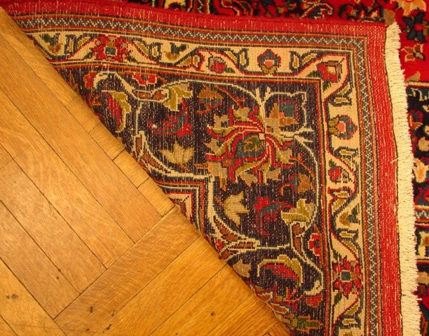 6.6 x 9.9 Persian Mashad Rug Traditional Carpet #PIX-14985