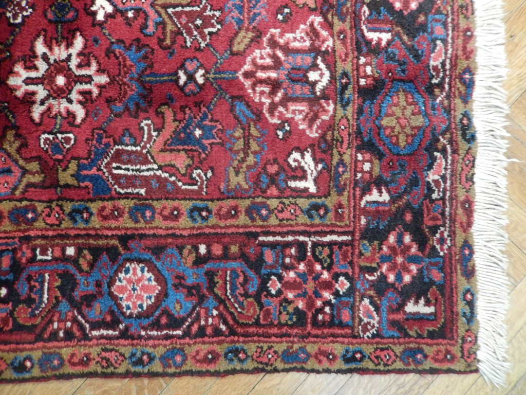 6.7 x 9.3 Semi-Antique Persian Heriz All Over pattern #PIX-22799