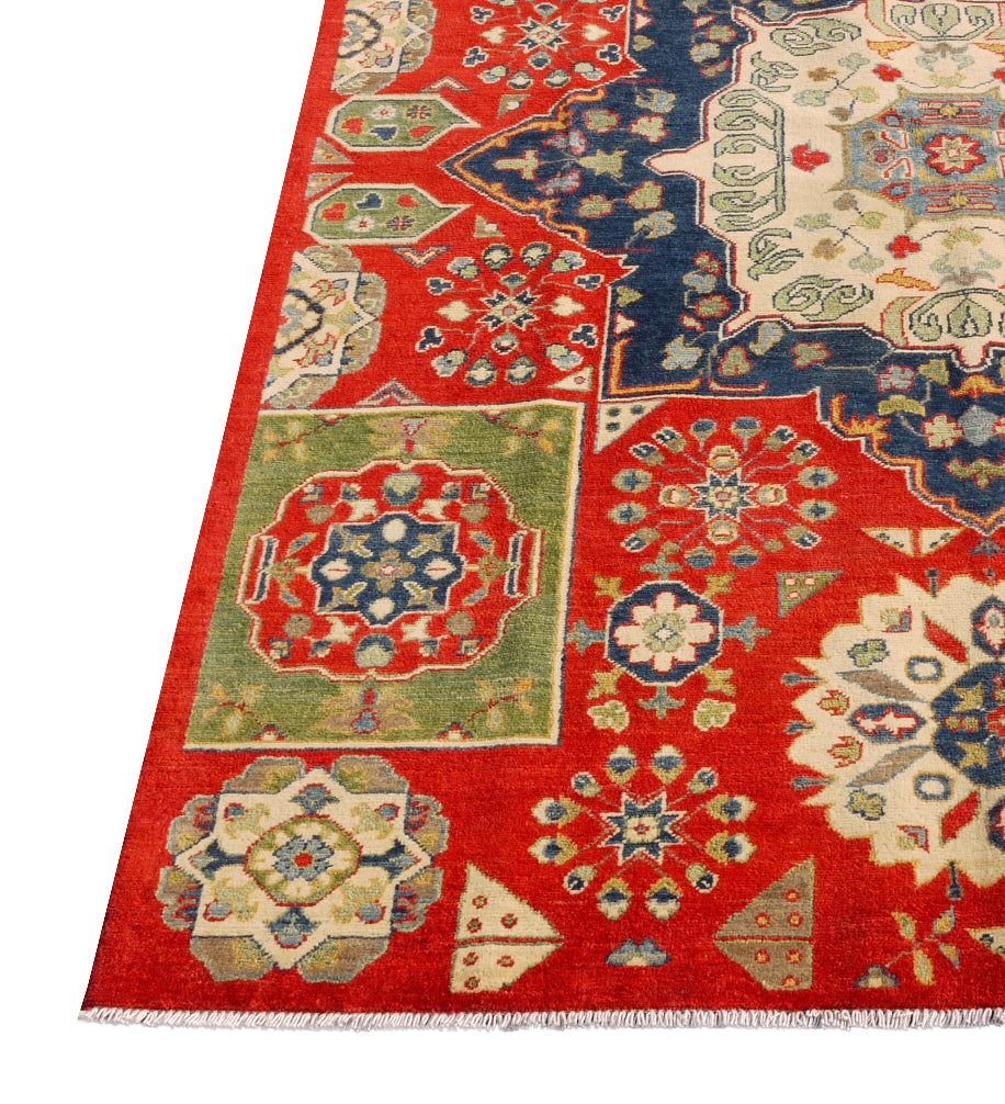 5.9 x 7.9 Hand-Knotted Mamlook Afghan rug  #PIX-26866
