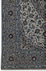 Load image into Gallery viewer, 6.7 x 10 Signed Persian Ivory Blue Kashan Rug Iran #B-81215