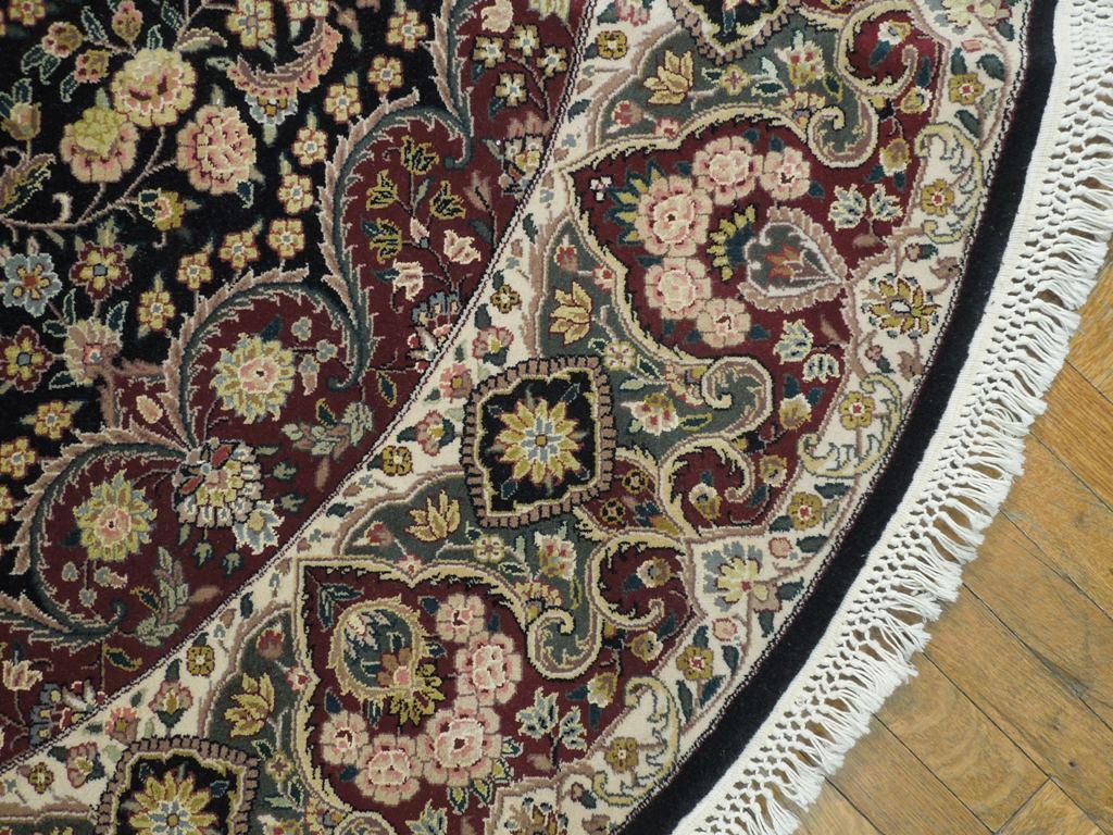8.0 x 8.2 Feet ROUND Fine Hand-knotted #PIX-20849