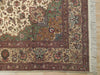 Load image into Gallery viewer, 8.1 x 9.9 Authentic Persian Tabriz Iran Wool and Silk Rug KPSI 400 #PIX-18230