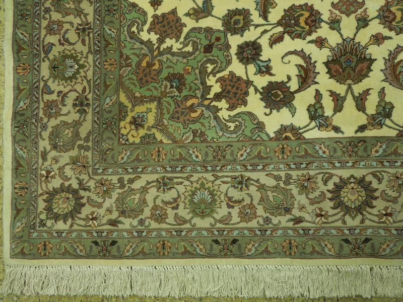 6.2 x 8.11 Authentic Persian Tabriz Carpet Handmade Iran 499 KPSI #PIX-18062