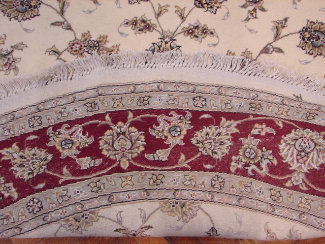 8 x 8 Fine Quality Wool and Silk Handmade Rug #PIX-8378