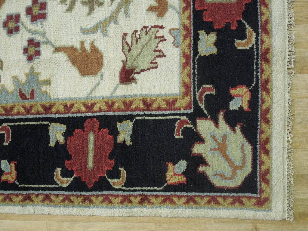 8 x 10 Hand-Knotted India Wool Rug #B-74920