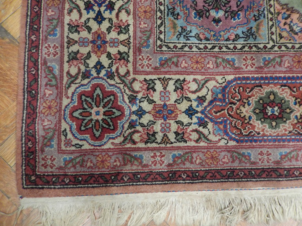 7.3 x 10.5 Garden Bakhtiar Handmade Wool Estate Rug #PIX-23394