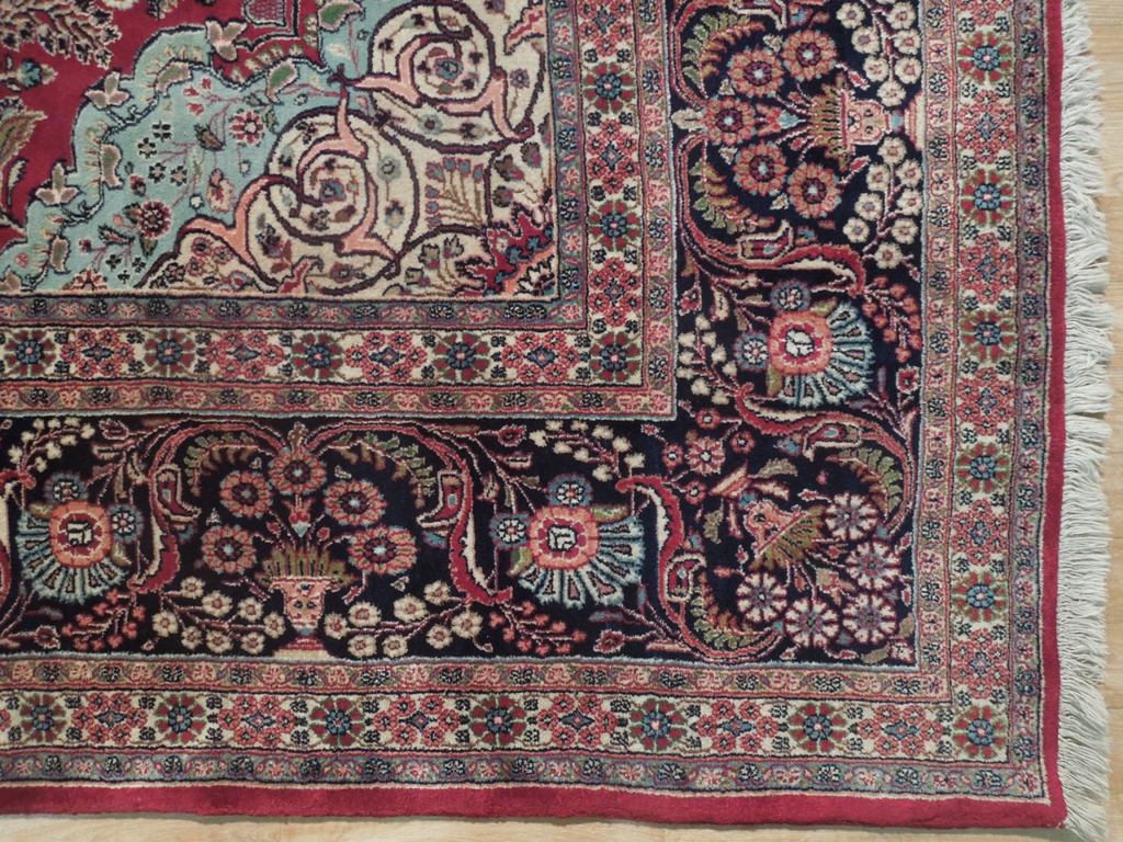 9.5 x 12 Genuine Persian Tabriz Wool Rug #PIX-18213