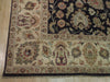 Load image into Gallery viewer, 8 x 10 Charcoal Black Natural Wool Hand-Knotted Agra Rug #B-72573