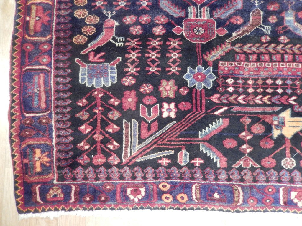 3.10 x 12.5 Semi-Antique Persian 4 feet Wide Runner #B-71778