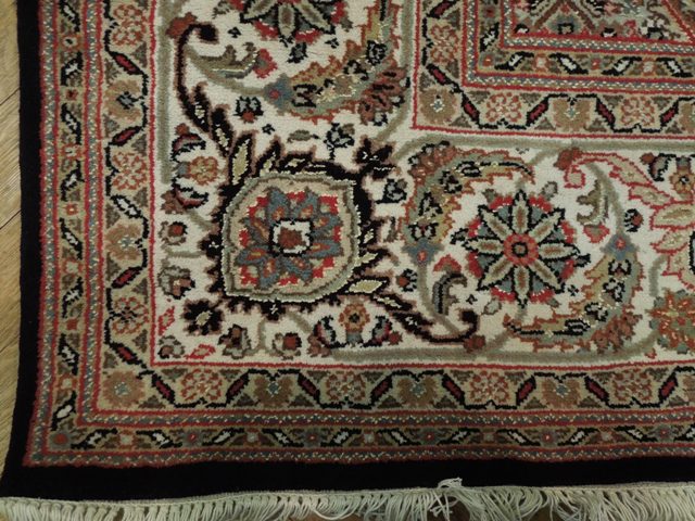 5.5 x 7.10 New Tabriz Mahi Rug Wool and Silk Handmade India #PIX-15781