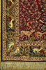 Load image into Gallery viewer, 3.7 x 6.0 Fine  Persian Esfahan  Prayer Rug  Animals #PIX-28996