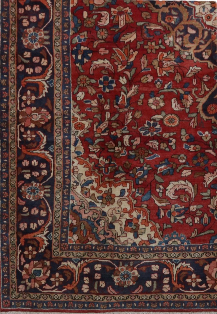 8.5 x 12.6 Persian Lilihan Hamadan Rug Tribal #B-81824